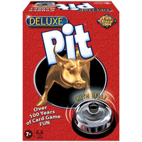 Winning Moves Games USA Deluxe Pit – Classic Shouting and Trading Party Card Game with Bell for 3 to 8 Players, Ages 7+