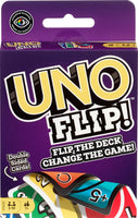 Mattel Games UNO FLIP! Family Card Game, with 112 Cards in a Sturdy Storage Tin, Makes a Great Game for 7 Year Olds and Up