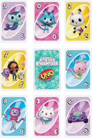 Mattel Games UNO Junior Gabby's Dollhouse Card Game for Ages 3+