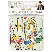 Multicolor Harry Potter Large Jointed Plastic Party Banner - 6' (1 Count) | Enchanting, Magical & Premium Quality - Perfect for Magical Celebrations & Themed Events