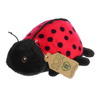 Aurora Eco Nation Ladybug Stuffed Animal 6 Inch – Eco-Friendly Red Plush Toy for Kids, Gifts and Playtime