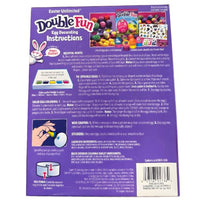 R.J. Rabbit Double Fun Egg Decorating Kit, Easter Egg Dye & Decorating Craft Set for Kids, Fun Family Activity, Complete Egg Decorating Kit