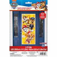 Paw Patrol Door Poster 27 x 60 Inch – Multicolor Wall Decoration for Kids Room and Party Celebrations