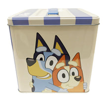 The Tin Box Company Bluey XL Storage Tin with Handle – Large Metal Storage Container for Toys, Snacks and Kids Essentials