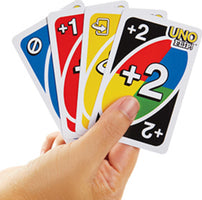Mattel Games UNO FLIP! Family Card Game, with 112 Cards in a Sturdy Storage Tin, Makes a Great Game for 7 Year Olds and Up