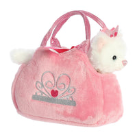 Aurora® Fashionable Fancy Pals™ Princess Kitten™ Stuffed Animal - Plush with Stylish Purse for Dress Up Fun - Perfect for Kids 3+ Years, Costumes, and Birthdays - Multicolor 7.5 Inches