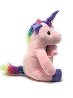 Fun Stuff Soft Plush Unicorn with Pouch and Mini Foal – 10.5” Magical Stuffed Animal Duo