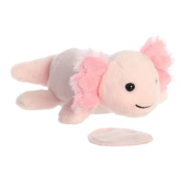 Aurora® Adorable Shoulderkins™ Axel Axolotl™ Stuffed Animal - Fun Buddy That Can Go Everywhere with You - Perfect for Kids 3+ Years and Costumes - Pink 6.5 Inches