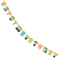 Despicable Me 'Happy Birthday' Multicolor Jointed Banner, 6.50