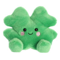 Aurora Palm Pals Chance Clover Stuffed Animal 5.5 Inch – Cute Green Collectible Plush Toy for Kids, Décor and Gifts