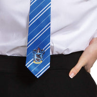 Harry Potter Necktie Costume Accessory, Movie Quality Hogwarts House Themed Character Dress Up Tie for Adults
