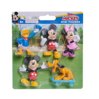 Disney Junior Mickey Mini Figures 5‑Pack – Mickey, Minnie, Donald & Pluto – Collectible Action Figures for Kids 3+ – Just Play Official Disney Toy Set