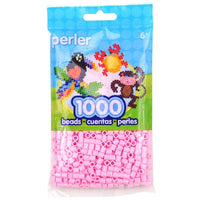 Perler Beads Fuse Beads for Crafts, 1000pcs, Light Pink, Small