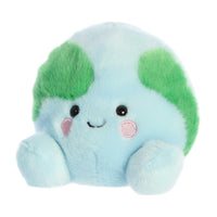 Aurora Palm Pals Eve Earth Stuffed Animal - Kawaii Collectible Plush Toy with Recycled Fill, Embroidered Eyes - Blue, 4.5 Inches
