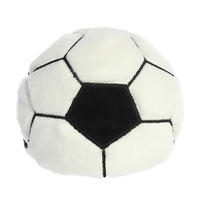 Aurora® Adorable Palm Pals™ Striker Soccerball™ Stuffed Animal - Fun Collectible Plush for Kids and Adult Collectors - Perfect for Decorating Rooms and Birthday Gifts - Black 4 Inches