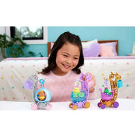 Disney Princess Cinderella Bestie Carriage with Friend, Rolling Wheels, Blanket & Accessories, Collectible Doll Accessory Playset