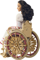 Mattel Universal Wicked Nessarose Fashion Doll & Accessories, Including Wheelchair, with Brown Curly Hair, Possibility & Removable Ballroom Look
