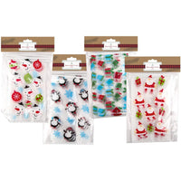 Bakery Bags with Holiday and Christmas Designs (18 Bags)