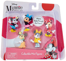 Disney Minnie Mouse Mini Figure Set – 5 Collectible Minnie Figures “Styles Through the Years” (1920s–2000s) – Over 2″ Tall, Officially Licensed