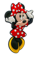 Disney Minnie Mouse Soft Touch PVC Decorative Magnet – Licensed Collectible Refrigerator & Locker Magnet for Disney Fans and Kids
