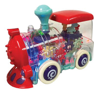 Gear Train Toy with Lights, Music, and 260-Degree Rotation - Interactive Educational Toy for Kids, 8 x 4 x 5.75 Inches