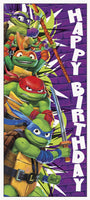 Teenage Mutant Ninja Turtles Birthday Door Poster – 27 x 60 Inch Party Decoration, TMNT Themed Door Banner for Kids Birthday Parties