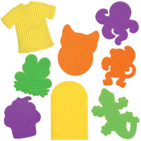 Perler Bead Pegboard Value Pack - 8 Assorted Shapes with Ironing Paper
