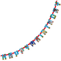 Sonic the Hedgehog Happy Birthday Jointed Banner 6.25 Ft – Multicolor Party Decoration for Indoor and Outdoor Celebrations