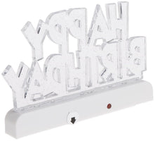 Dazzling Flashing Happy Birthday Cake Decoration - 3.25" x 4.75" (1 Count) - Perfect Celebration Centerpiece