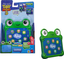 Mattel Disney and Pixar Toy Story 5 Interactables Lilypad Talking Figure, 6 Inch Playscale Plastic Tablet Toy, 10+ Movie Phrases, Character Recognition, Ages 3+