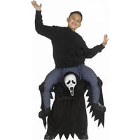 Fun World Carry Me Ghost Face Child Costume – One Size Fits Kids Up to Size 14