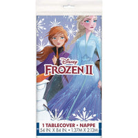Unique Disney Frozen 2 Rectangular Plastic Tablecover - 1 Pc, multi-colored, one size