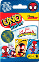 Mattel Games UNO Junior Marvel Spidey and His Amazing Friends Card Game for Kids, Family Nights, Parties for 2-4 Players Ages 3+