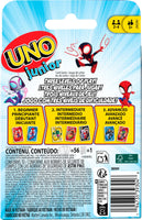 Mattel Games UNO Junior Marvel Spidey and His Amazing Friends Card Game for Kids, Family Nights, Parties for 2-4 Players Ages 3+