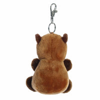 Aurora® Adorable Palm Pals™ Sid Capybara™ Clip-On - Fun Collectible Plush for Kids and Adult Collectors - Perfect for Decorating Rooms and Birthday Gifts - Brown 4 Inches