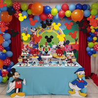 Multicolor Disney Mickey Mouse Garland Banner (7 Ft.) 1 Count- Vibrant Party Decor, Perfect for Celebrating Special Occasions & Mickey-Lovers