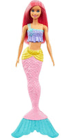 Barbie Dreamtopia Mermaid Doll with Shimmery Tail and Fantasy Hair - Multicolored