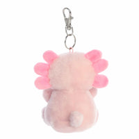 Aurora Palm Pals Ax Axolotl Clip-On Plush – Cute Pink 4 Inch Collectible Keychain with Lobster Clasp for Backpacks & Gifts