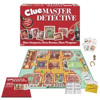 Winning Moves– Clue Master Detective Oversized Brass-Tone Metal Weapons, Largest Clue Game Ever, Up To 10 players, Ages 10+
