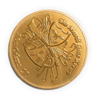 Mardi Gras Beads 33 inch 7mm, 12 Dozen, 144 Necklaces with Doubloon- Bulk Party Favors