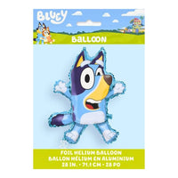 Unique Vibrant Bluey Shaped Foil Balloon - 28", 1 Pc | Adorable Ultimate Party Fun & Eye-catching Design - Perfect for Kids Birthdays and Events