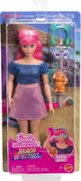 Barbie Mysteries: Beach Detectives Daisy Doll Wearing Signature Removeable Outfit with Storytelling Accessories, Including Pet Kitten