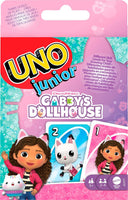 Mattel Games UNO Junior Gabby's Dollhouse Card Game for Ages 3+