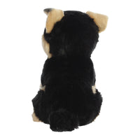 Aurora Miyoni Tots German Shepherd Pup Stuffed Animal - Eco-Friendly Plush with Lifelike Airbrushed Detail - Sitting Puppy Toy for Kids and Collectors - Brown, Black, Tan - 11 Inches