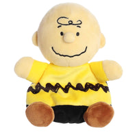 Aurora Palm Pals Charlie Brown Stuffed Animal 5 Inch – Official Peanuts Plush Toy Multicolor for Kids, Collectors and Gifts