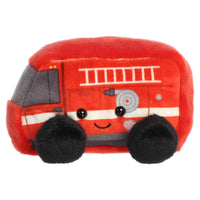 Aurora Adorable Palm Pals Rescue Firetruck Stuffed Animal - Fun Collectible Plush for Kids and Adult Collectors - Perfect for Decorating Rooms and Birthday Gifts - Red 5.5 Inches