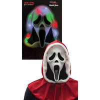 Fun World Creepy Christmas Ghost Face Light Up Christmas Mask