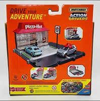 Mattel Matchbox Action Drivers Pizza Hut Pizza Run Playset