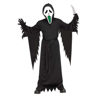 Kid's Light Up Fade Mouth Ghost Face Costume
