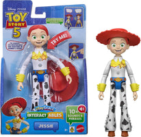 Mattel Disney and Pixar Toy Story 5 Interactables Jessie Talking Action Figure, 8.8 Inch Playscale, 12 Movie Phrases, Posable Plastic Cowgirl Toy, Red